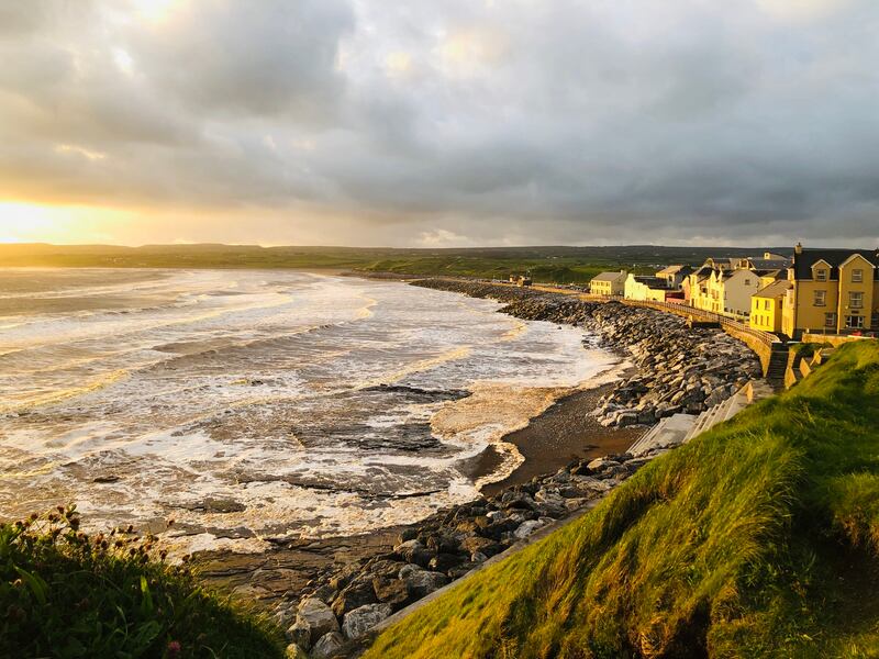 Lahinch Beach sunset