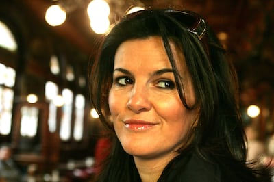 Deirdre O'Kane at the launch of The Cat Laughs. Photograph: Cyril Byrne