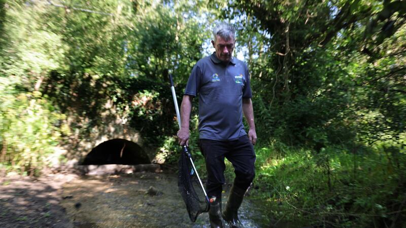 Kilkenny dairy farmer Cathal Moran says if you give farmers the right incentives to protect water quality ‘they will push and improve’. Photograph:   Dara Mac Dónaill