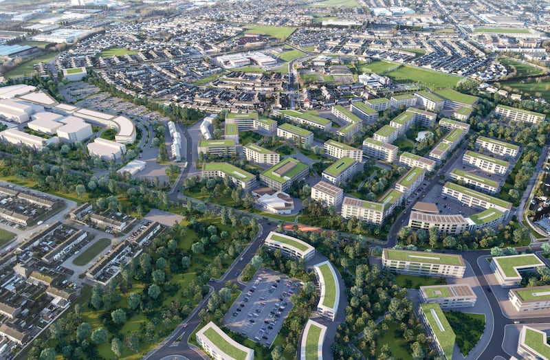 An architect's impression of the planned Glassworks university enterprise quarter on the site of the former Waterford Crystal factory