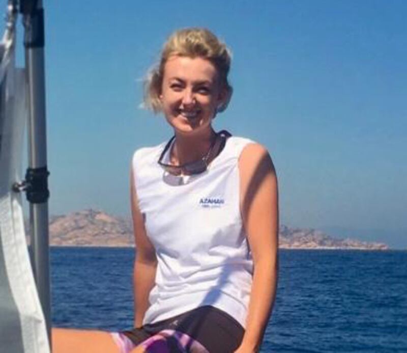 Abroad: Caoimhe Cotter, who lives in Frankfurt, Germany