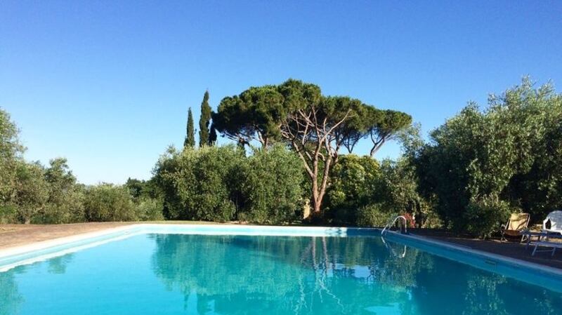 Normal People’s Italian property: Il Casale’s pool. Photograph: Airbnb