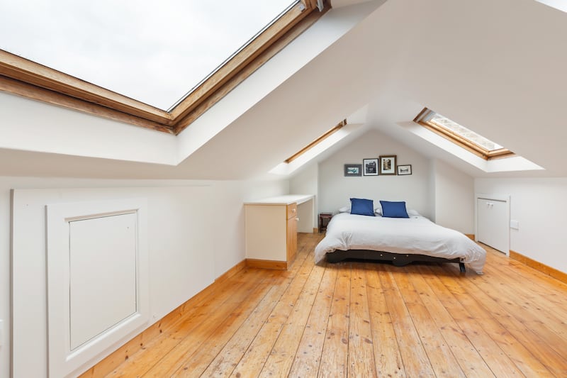The attic has been converted