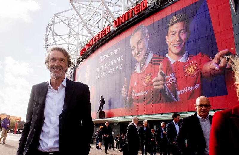 Jim Ratcliffe is believed to be involved in the purchase of a 25 per cent stake in Manchester United. Photograph: Peter Byrne/PA Wire