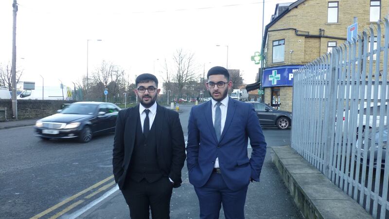 Hanif Ibrahim Hanif and his brother, Rahim, were born in Bradford to an English father and a mother from Pakistan.  Photograph: Jennifer O’Connell