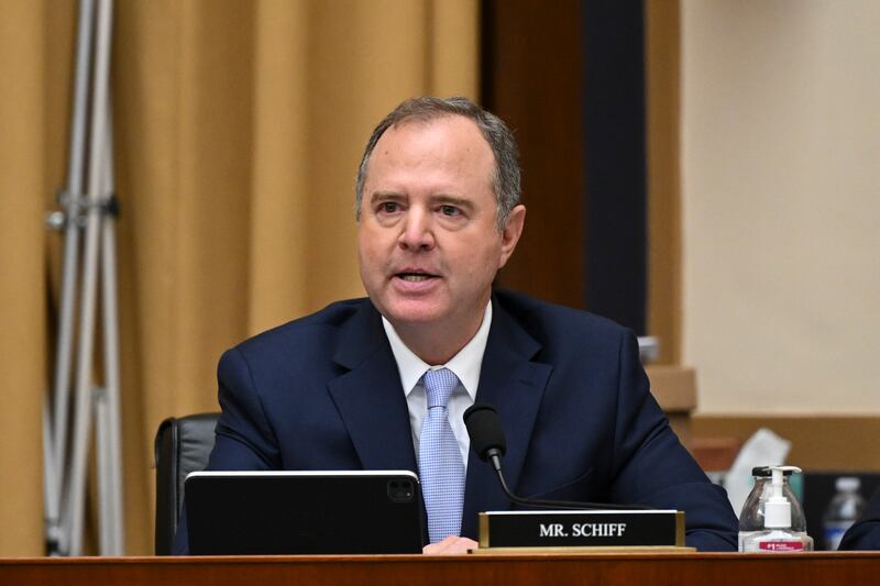 Californian Democrat Adam Schiff. Photograph: Kenny Holston/New York Times