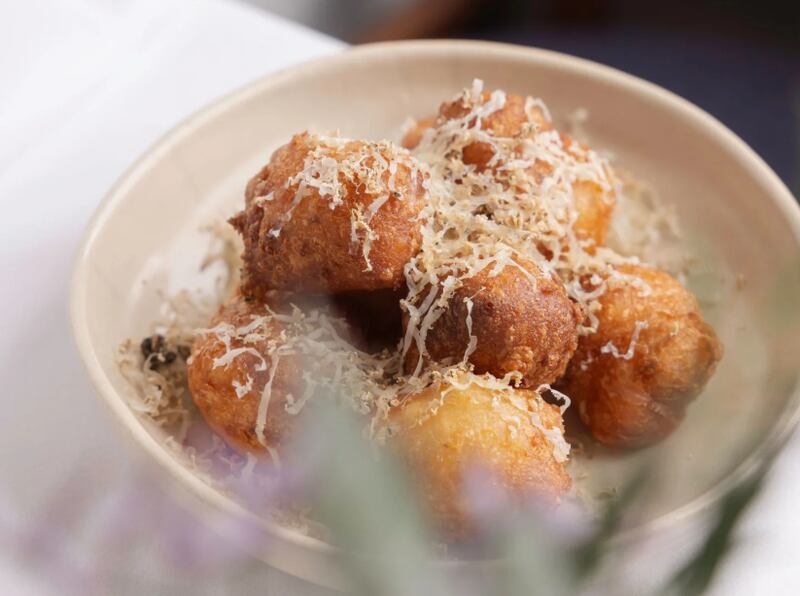 Boyne valley cheese beignets at Mamó in Howth. Photograph: Instagram