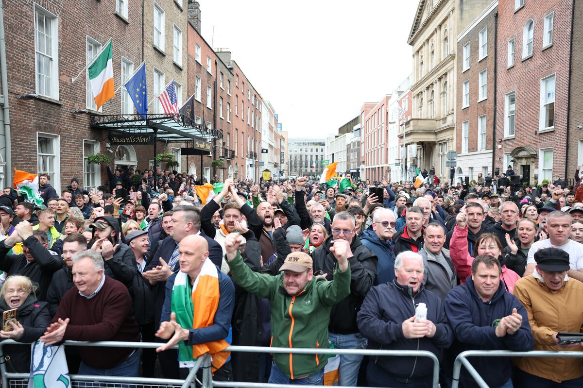 Michael Healy-Rae looked like a man who had seen a ghost. Something was ...