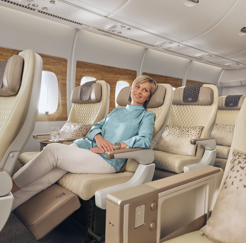 Premium economy seats