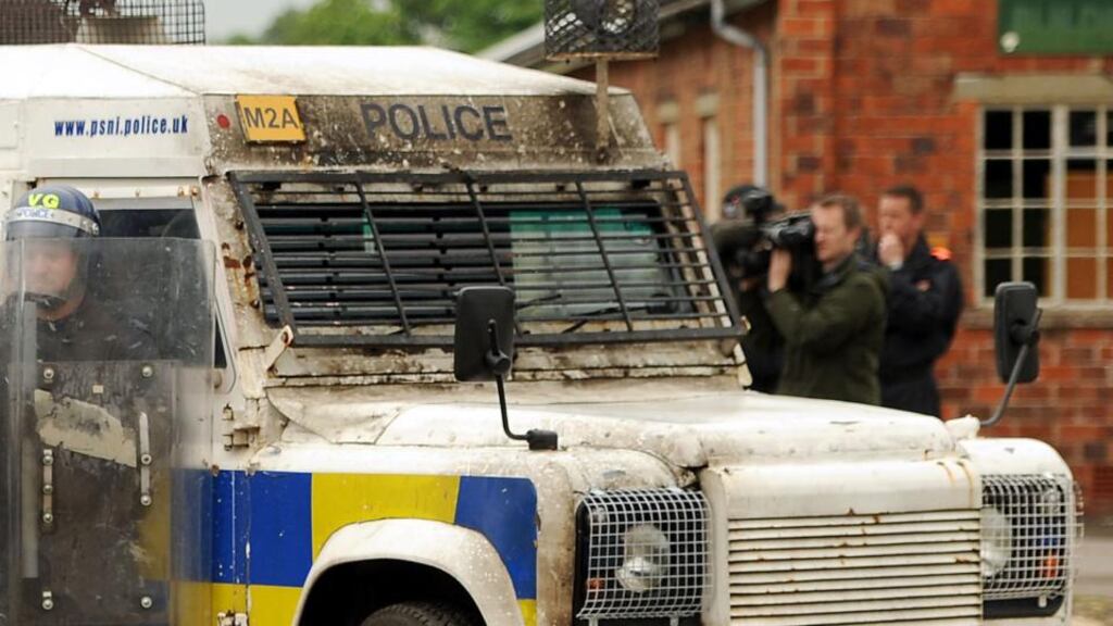 Three police officers escaped injury when a device was detonated as they responded to a call at a coastal path on the outskirts of Belfast on March 9th. Photograph: Andrew Matthews/PA Wire
