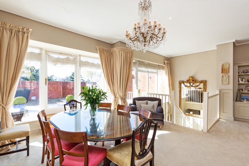 The dining room