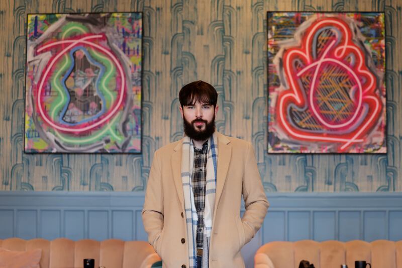 JF Murray grew up in Gibbstown, the remote Gaeltacht in Co Meath. Photograph: Alan Betson
