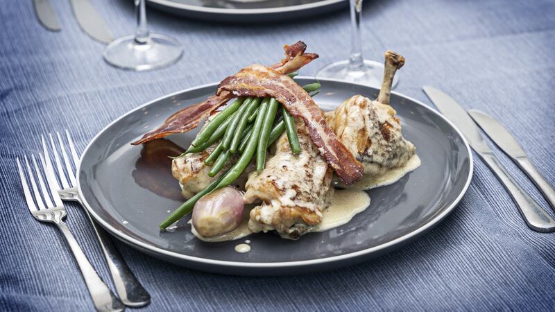 Chicken in cider cream
