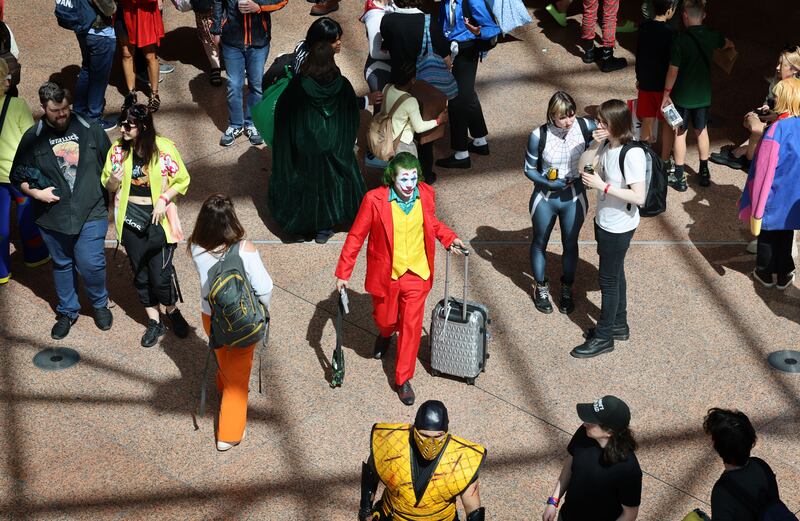 Comic Con: The sights and sounds deliver a full-on energy hit to the uninitiated. Photograph: Dara Mac Dónaill 







