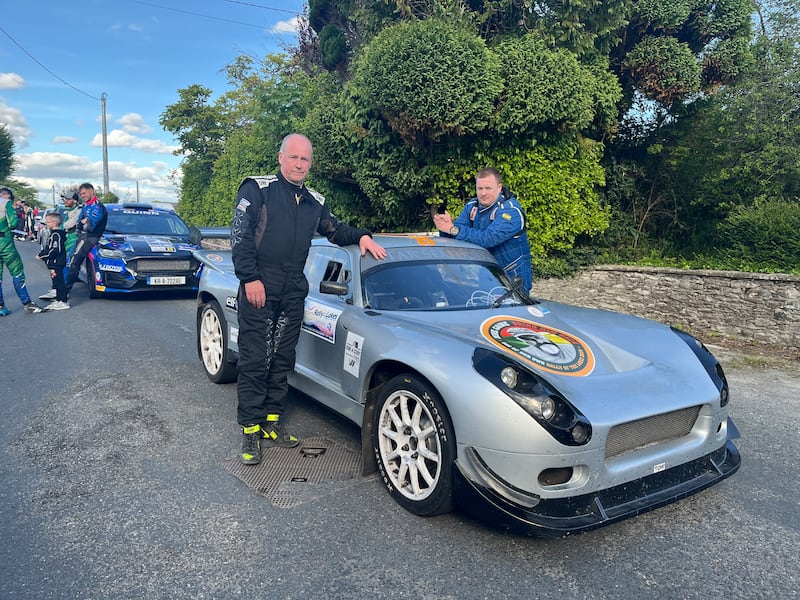 Vincent O'Shea and his co-driver Eoin O'Donoghue