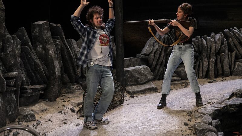 Alex Murphy, Aisling Kearns in The Lieutenant of Inishmore.  Photograph: Patrick Redmond