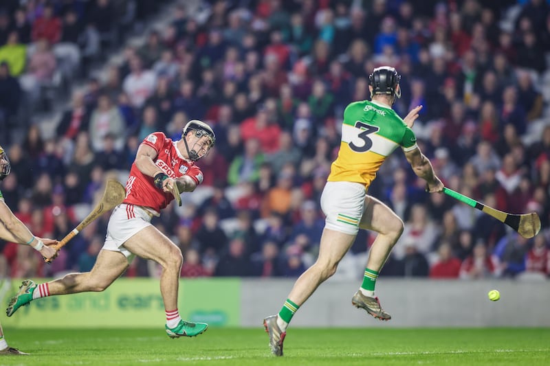 The Cork juggernaut drove straight through Offaly at Pairc Ui Chaoimh on Saturday. Photograph: David Ribeiro/INPHO