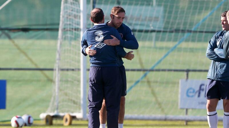 Martin O’Neill is among those Richard Keogh considers a friend in football. Photograph: Donall Farmer/Inpho