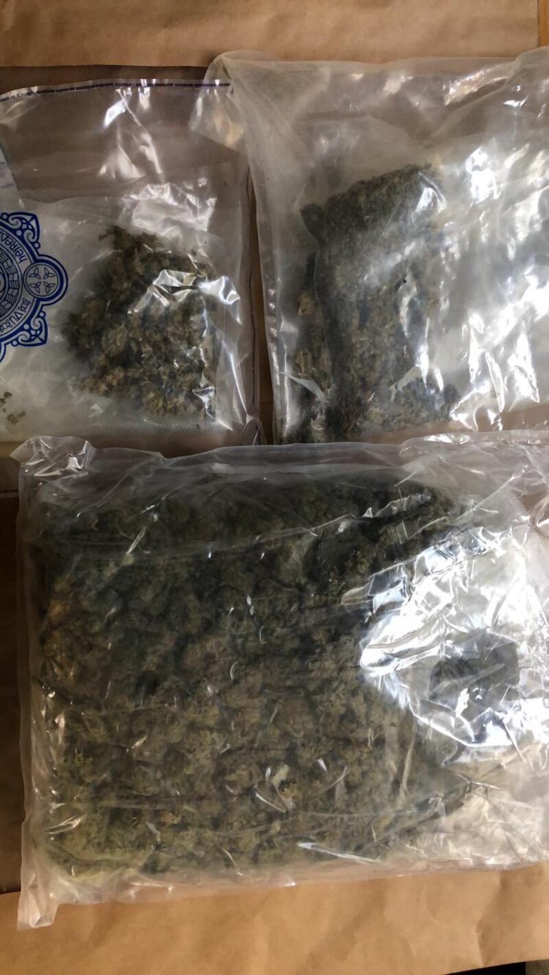 Officers seized cannabis herb with an estimated street value of up to €23,000, Photograph: An Garda Síochána