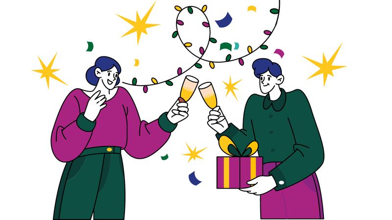 Christmas doesn’t have to mean getting constantly sozzled. Illustration: Getty Images