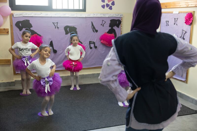 Children learn to dance at a kindergarten run by Fraternity, a UNICEF partner organisation. Photograph: Chris Maddaloni