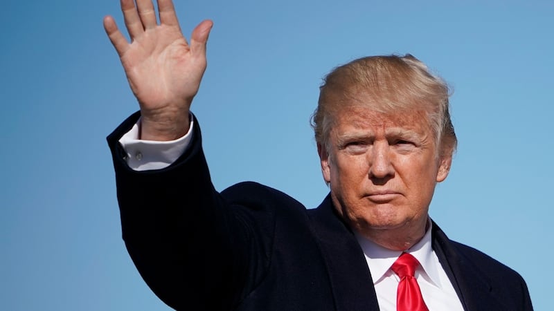 US president Donald Trump:  Europe must fill the harsh policy void he is creating. Photograph: Mandel Ngan/AFP/Getty