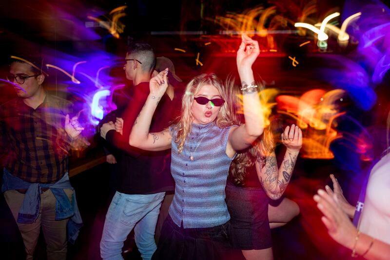 Patrons pack the dancefloor of The George. Photograph: Tom Honan