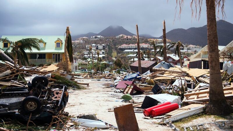 The worst-affected island so far is Saint Martin, which is divided between the Netherlands and France, where French Prime Minister Edouard Philippe confirmed nine people were killed and more than 100  injured. Photograph: Lionel Chamoiseau/AFP/Getty Images