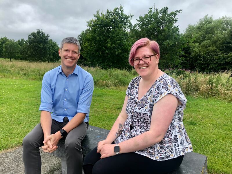 Dr Phil Kieran and Catherine Duffy in RTÉ's How Long Will You Live?