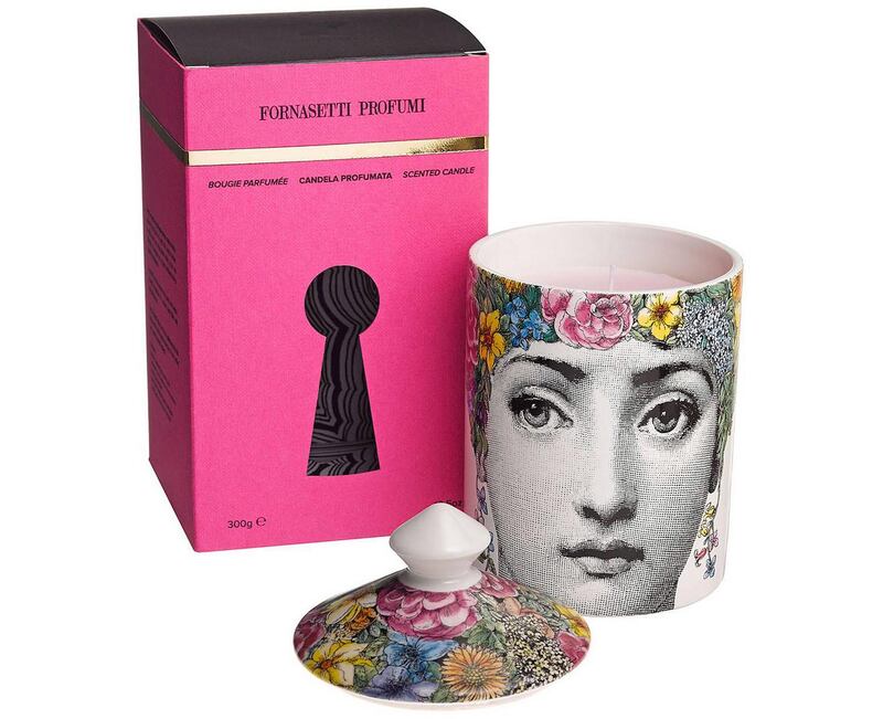 Fornasetti 300g scented candle €155, Brown Thomas