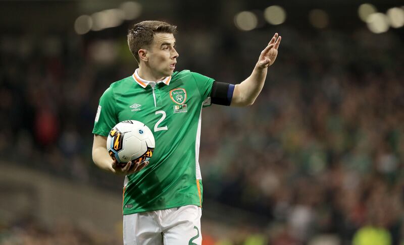 Ireland's Seamus Coleman: 'For me, it’s important when a player comes to the club that they are made to feel welcome.' File photograph: Morgan Treacy/Inpho