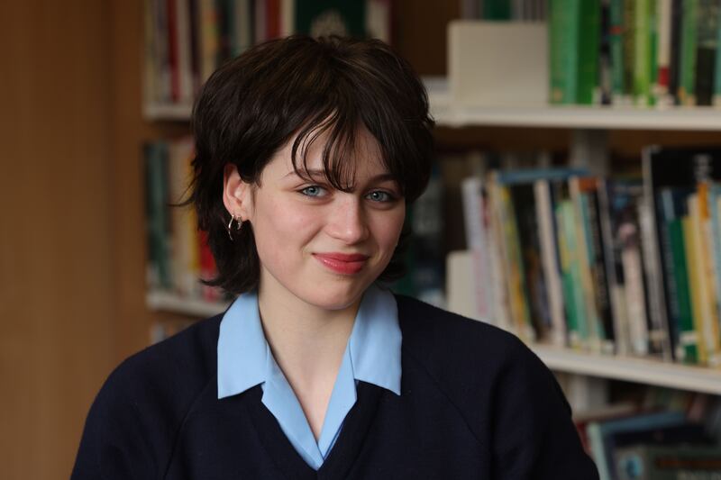 Althea Sutton from St Louis High School in Rathmines in Dublin. Photograph: Alan Betson