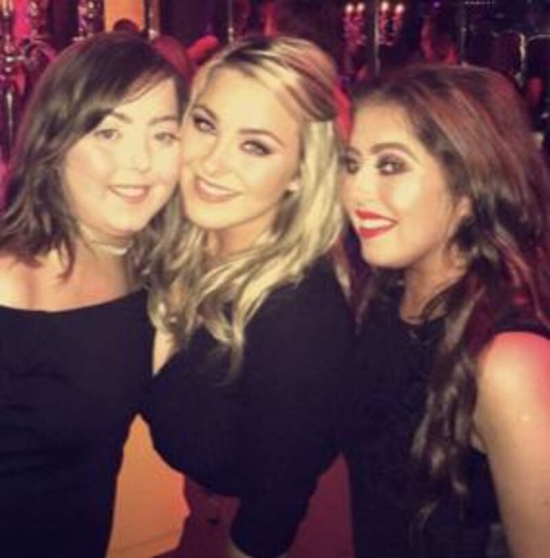 Jill with her sisters Amy and Megan.