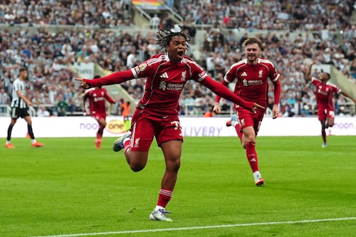 Rio Ngumoha stuns 10-man Newcastle with 100th-minute Liverpool winner