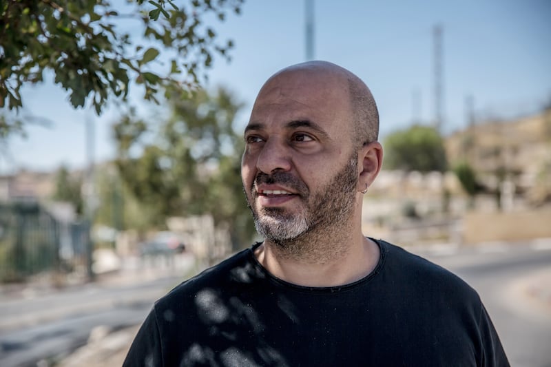 Former Israeli soldier Itamar Shapira now provides 'protective presence' to Palestinians in Masafer Yatta. Photograph: Sally Hayden