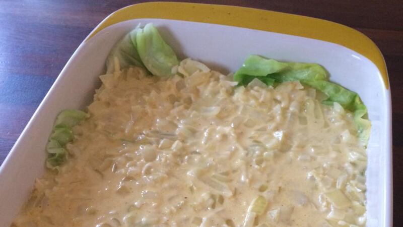 Alsatian cabbage flan
