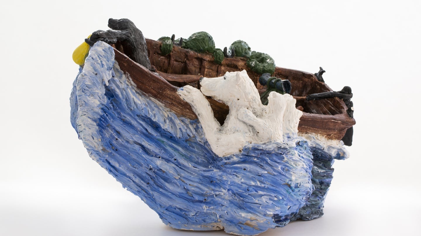 Works by people in prison in Ireland, from the Open Minds exhibition at Rua Red, Tallaght 2019. Photograph: Eugene Lanagan