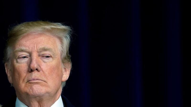 Donald Trump: “Rather than focusing on his bizarre behaviours, we should look at the corrective mechanisms at our disposal.” Photograph: Yuri Gripas/Reuters