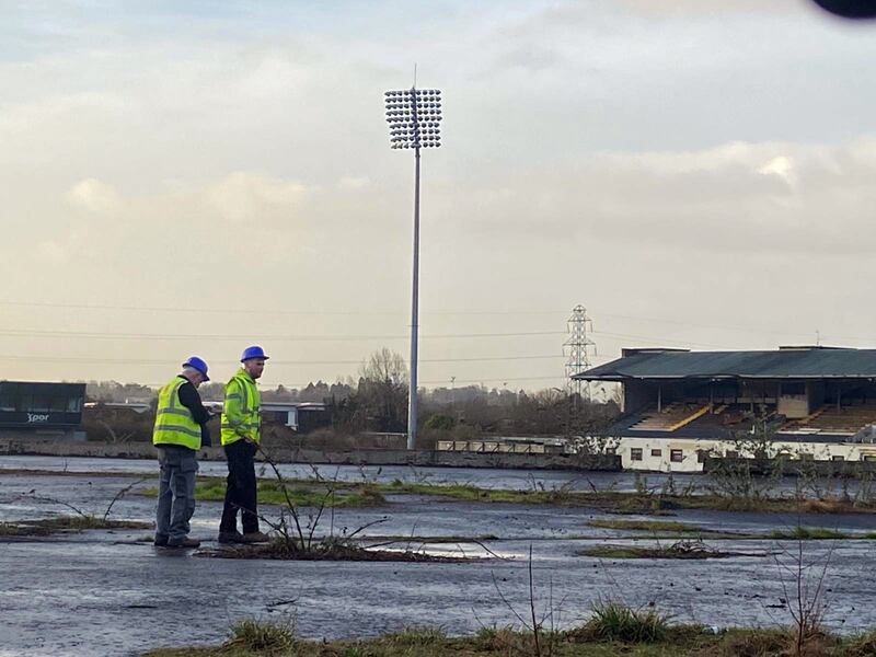Preparation work has begun at Casement Park in Belfast to upgrade it for Euro 2028.