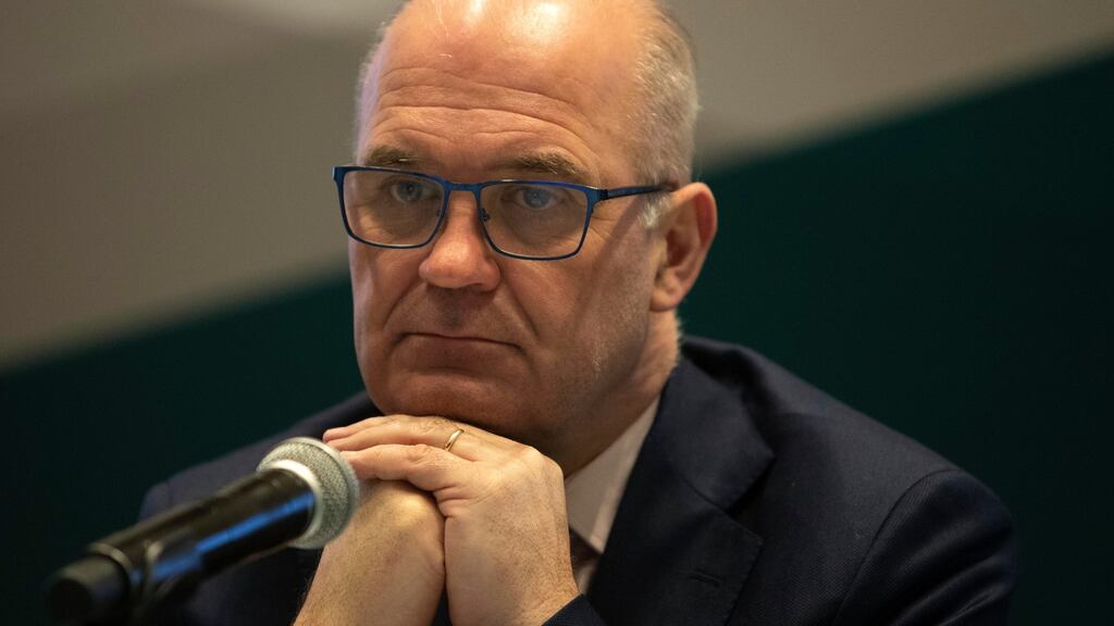 Dr Tony Holohan at a Covid-19 media briefing at the Department of Health. File photograph: Colin Keegan/Collins