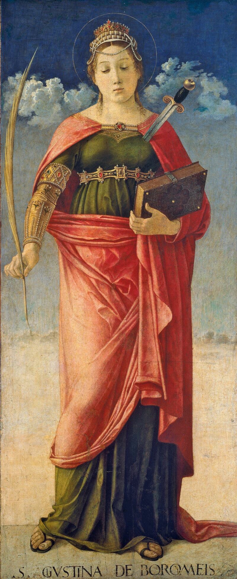 Bellini's Saint Justine. Photograph: Electa