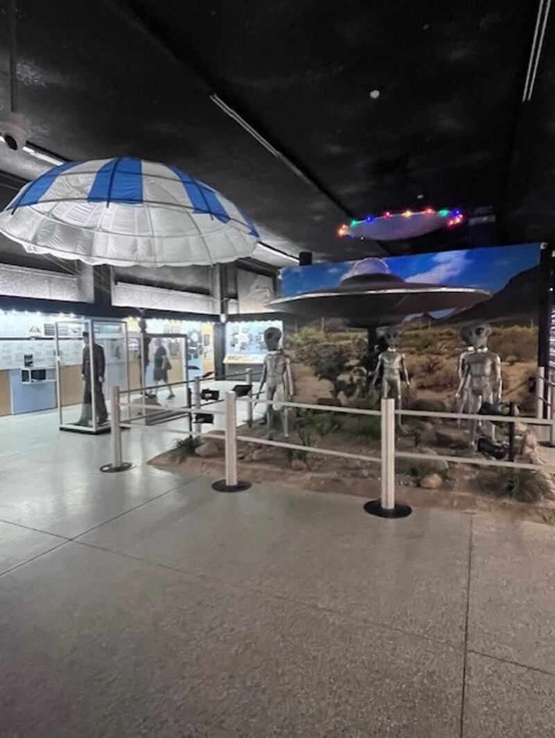 Alien display in Roswell. Photograph: Keith Duggan