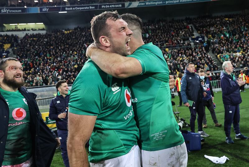 Tadhg Beirne was instrumental in Ireland's final defensive stand. Photograph: Billy Stickland/Inpho