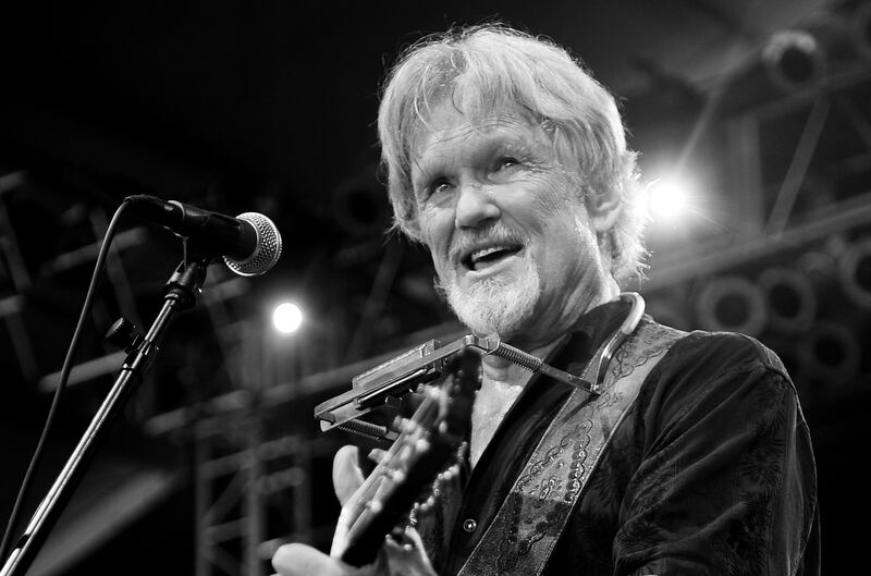 Kris Kristofferson performing in Manchester, Tennessee in 2010. His extraordinary long life was marked by experiment and accomplishment. Photograph: Tim Mosenfelder/Getty Images