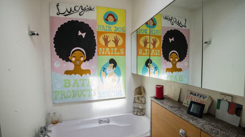 The bathroom, the favourite room of Lucy Downes. Photograph: Brenda Fitzsimons