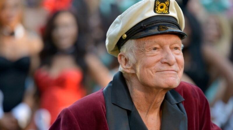 Hugh Hefner at Playboy’s 60th Anniversary  event in 2014 in Los Angeles, California. Photograph: Getty