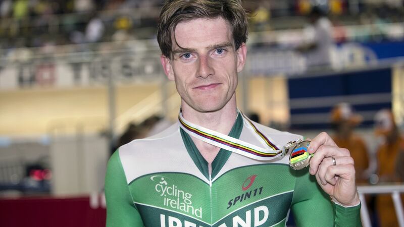 Former world track champion Martyn Irvine manages the Irish team. Photograph: Guy Swarbrick/Inpho