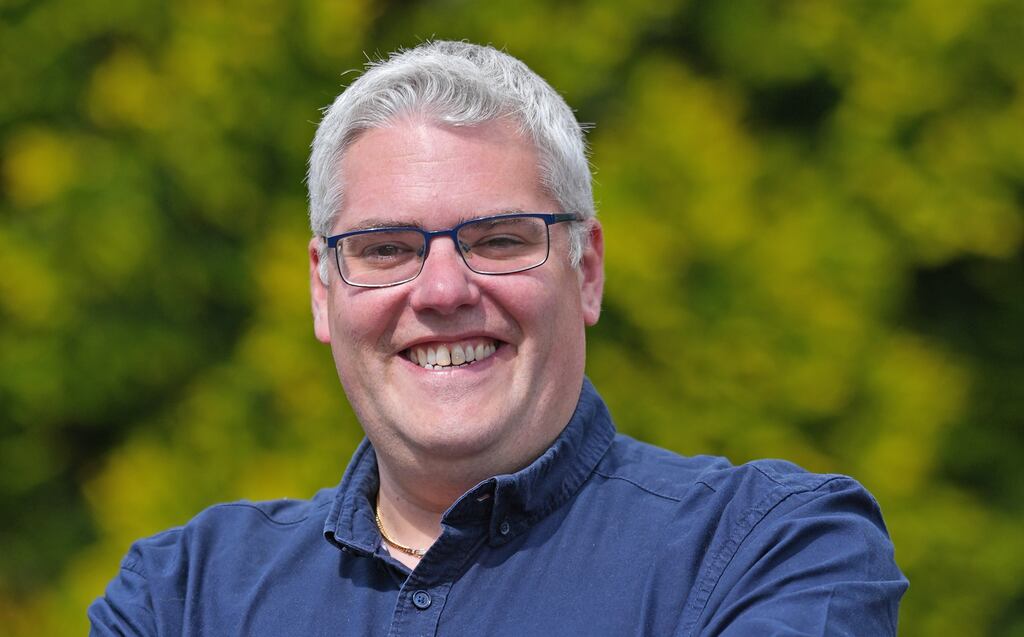 DUP Leader Gavin Robinson said he 'can guarantee' Northern Ireland will be part of the UK in 50 years' time. Photograph: Niall Carson/PA Wire