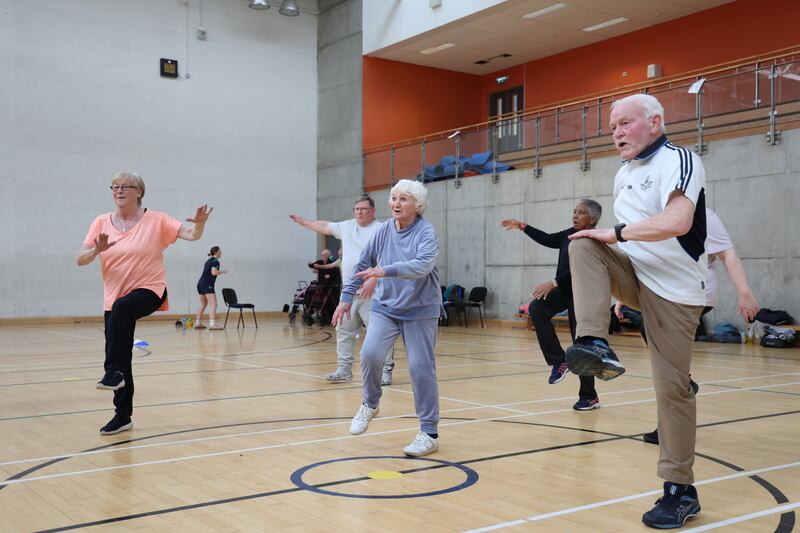 Participants at the exercise classes at Tallaght Leisure Centre. Photograph Nick Bradshaw