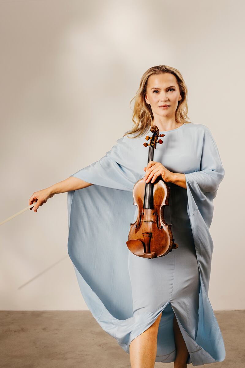 Mari Samuelsen's Irish tour will showcase material by the German-British composer Max Richter, with whom she shared a stage at the All Together Now festival, in Waterford, in 2023. Photograph: Andrea Gjestvang
